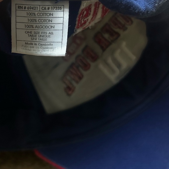 New York Giants Reebok Super Bowl XXI 1988 & 1990 Hat Cap Vintage Blue Cotton